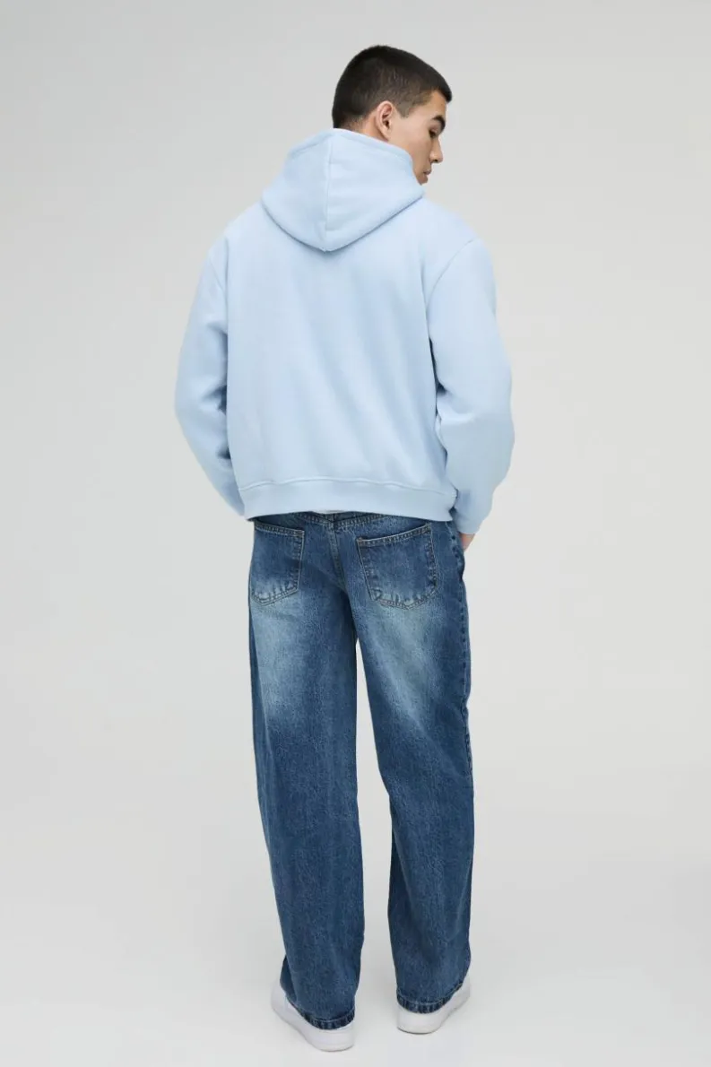 Cheap boohoo Shirt and Jeans mid blue