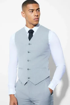 Discount boohoo Mix and Match Skinny Fit Suit grey