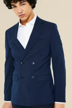 Cheap boohoo Mix and Match Skinny Fit Suit navy