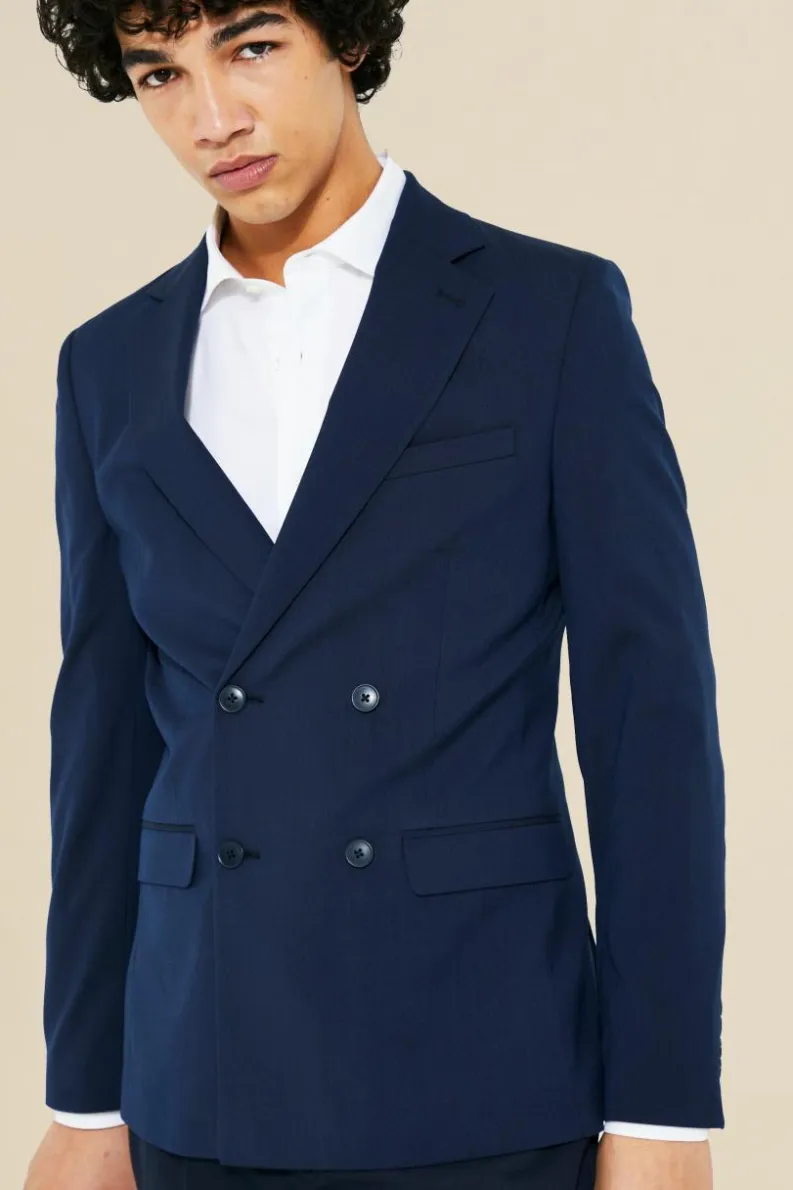 Cheap boohoo Mix and Match Skinny Fit Suit navy