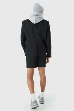 Cheap boohoo Mix & Match Oversized Suit Set black