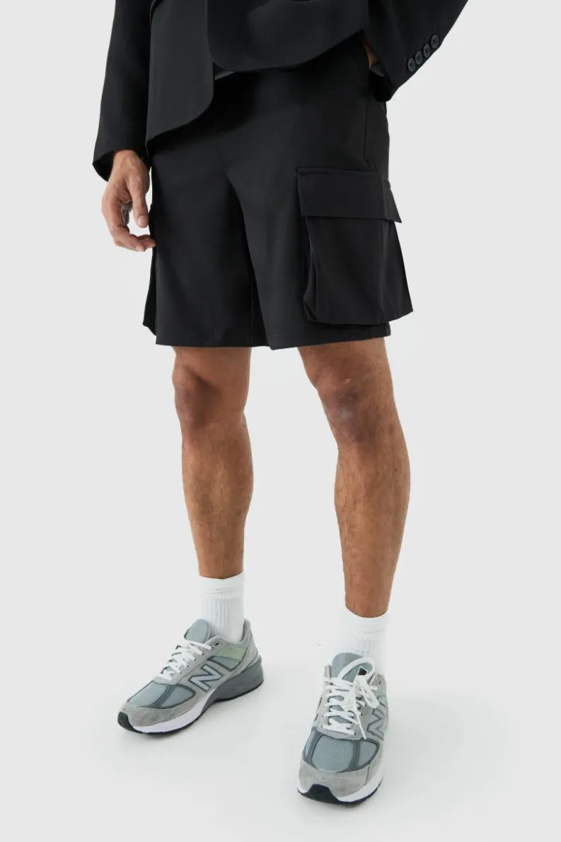 Discount boohoo Mix & Match Relaxed Suit Set black
