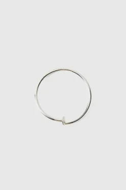 Best Sale boohooMAN Nail Bangle silver