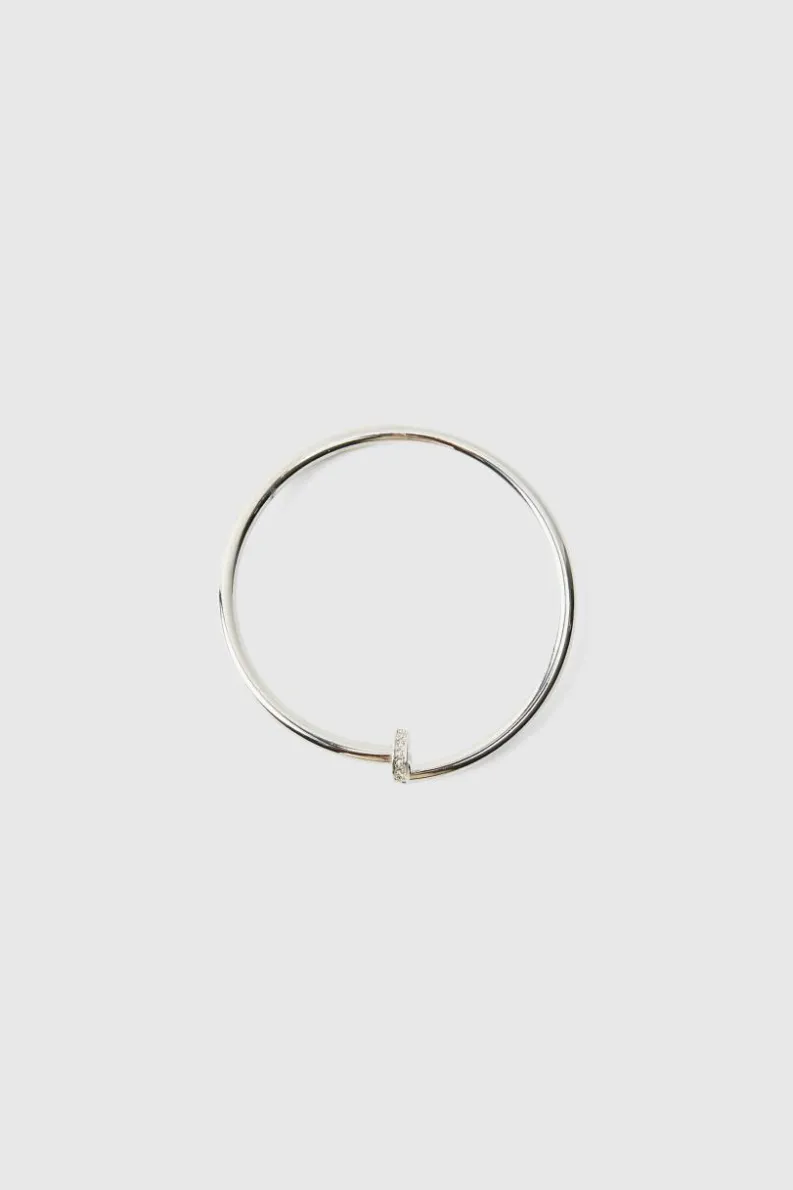 Best Sale boohooMAN Nail Bangle silver