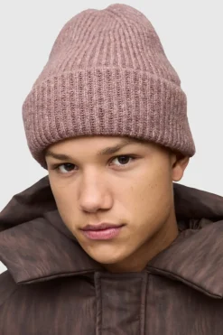Sale boohooMAN Natural Essential Beanie brown