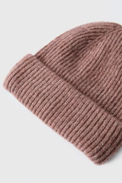 Sale boohooMAN Natural Essential Beanie brown
