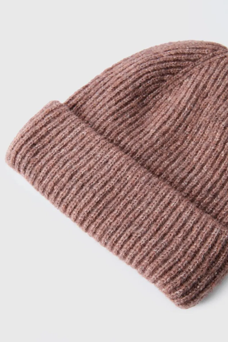 Sale boohooMAN Natural Essential Beanie brown