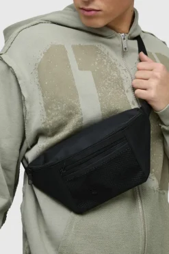Store boohooMAN Nylon Bum Bag black