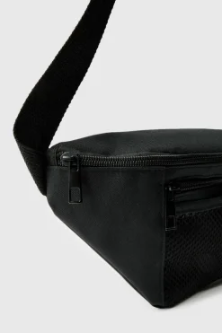 Store boohooMAN Nylon Bum Bag black