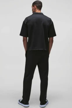 Outlet boohoo Oversized Boxy Scuba Set black