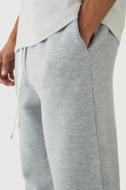 Best boohooMAN Oversized Drop Crotch Jogger grey marl