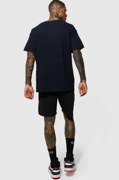 Fashion boohooMAN Oversized Goodfellas License T-shirt black