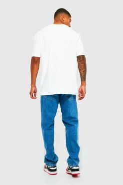 Online boohooMAN Oversized Guinness Toucan License T-shirt white