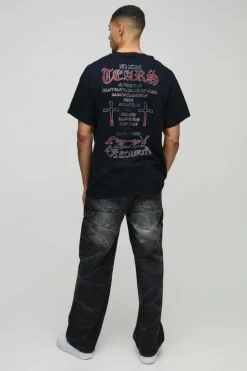 Flash Sale boohooMAN Oversized Ozzy Osbourne License Print T-Shirt black