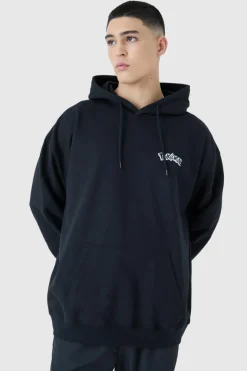 Cheap boohooMAN Oversized Pokemon Gengar License Hoodie black