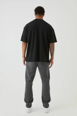 Fashion boohooMAN Oversized Premium Heavyweight T-shirt black