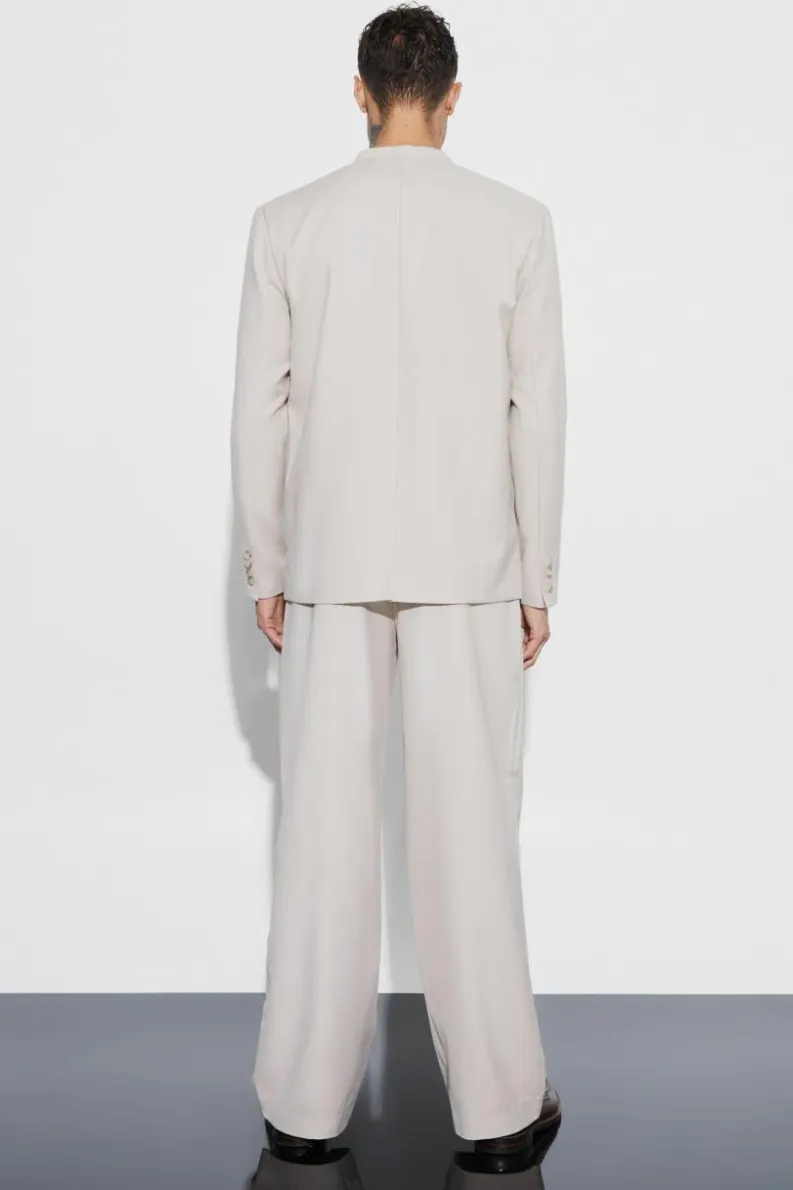 New boohoo Oversized Relaxed Fit Suit stone