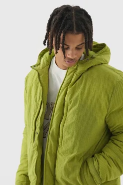 Flash Sale boohooMAN Oversized Ripstop Nylon Hooded Parka In lime