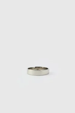 Discount boohooMAN 5 Pack Chain Detail Rings silver