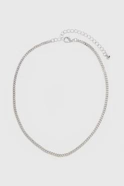 Online boohooMAN 3 Pack Chain Necklace In silver