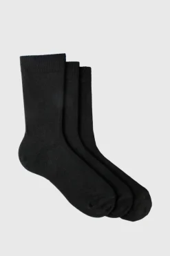 Best Sale boohooMAN 3 Pack Dress Socks black