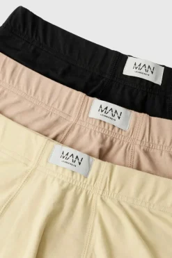 Cheap boohooMAN 3 Pack Man Dash Boxers With Woven Tab multi