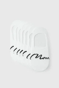 Best boohooMAN 7 Pack Man Signature Invisible Socks white