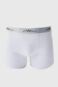 Cheap boohooMAN 3 Pack Man Signature Mixed Colour Trunks multi