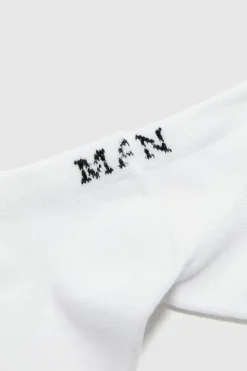 Store boohooMAN 3 Pack Man Trainer Socks white