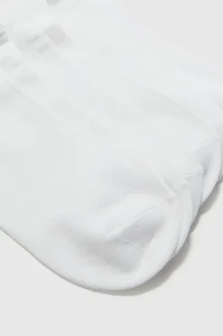 Shop boohooMAN 7 Pack Man Trainer Socks white