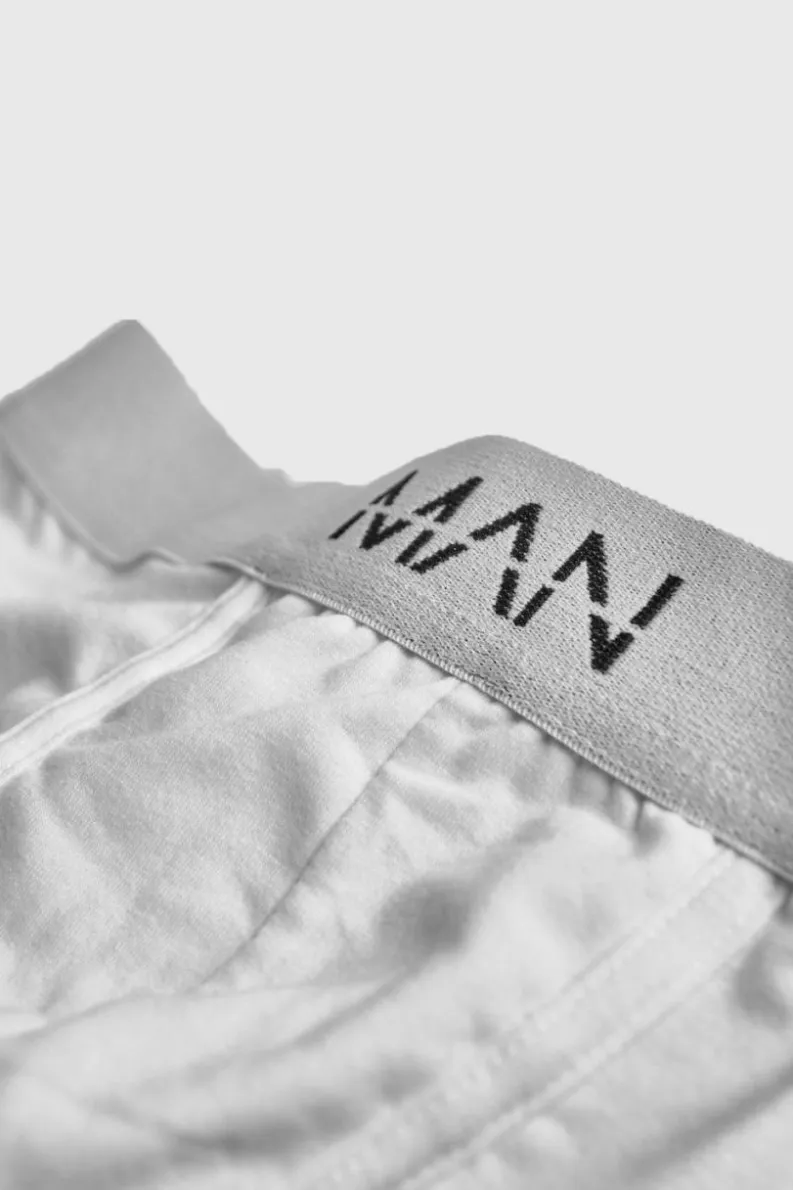 Store boohooMAN 5 Pack MAN Trunks white