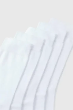 Fashion boohooMAN 5 Pack Plain Socks white