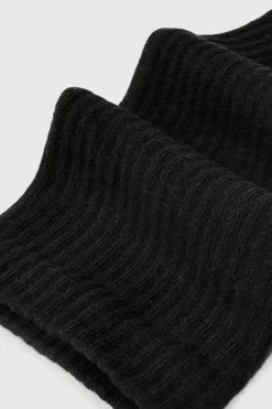 Hot boohooMAN 7 Pack Plain Sport Socks black