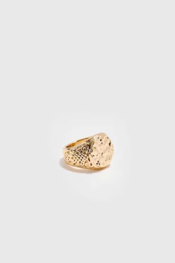 Flash Sale boohooMAN 2 Pack Signet Rings In gold