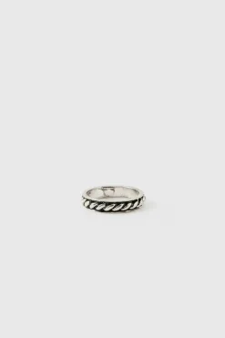 Online boohooMAN 3 Pack Rings silver