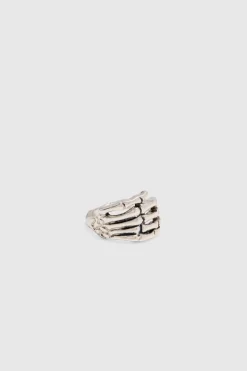 Best Sale boohooMAN 3 Pack Skull Rings silver