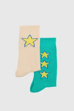 Store boohooMAN 2 Pack Star Socks multi