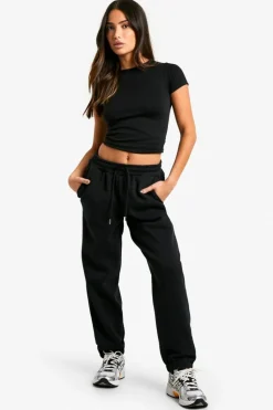 Best Sale boohoo Petite Mix And Match Basic Oversized Jogger black