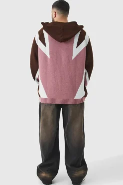 New boohooMAN Plus Baggy Rigid Washed Jeans brown