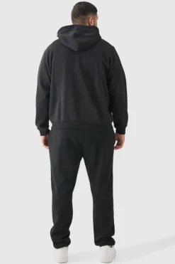 Discount boohooMAN Plus Basic Jogger In black