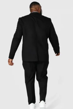 Clearance boohoo Plus Slim Single Breasted Suit black