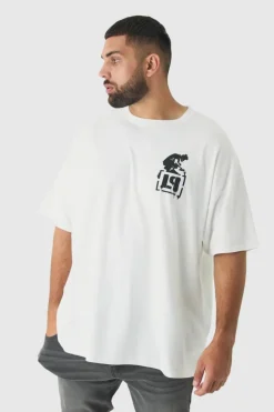 Best boohooMAN Plus Linkin Park License T-shirt white