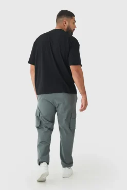 Discount boohooMAN Plus 2 Pack Oversized T-shirt black