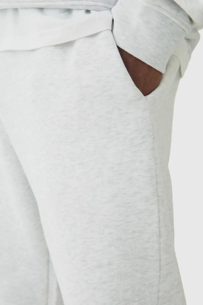 Flash Sale boohooMAN Plus Regular Fit Jogger In grey marl