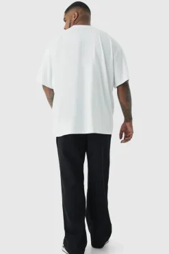 Flash Sale boohooMAN Plus Relaxed Rigid Jeans true black