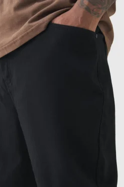 Discount boohooMAN Plus Slim Rigid Jeans true black