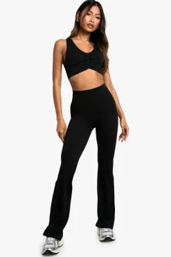Best Sale boohoo Premium Sculpt Seamless Active Full Set black
