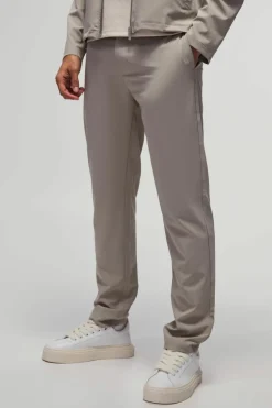 Outlet boohoo Regular Fit Technical Stretch Homme Set grey