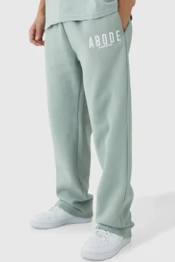 Fashion boohooMAN Relaxed Abode Jogger grey