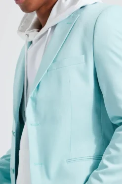 Best Sale boohooMAN Relaxed Fit Blazer blue